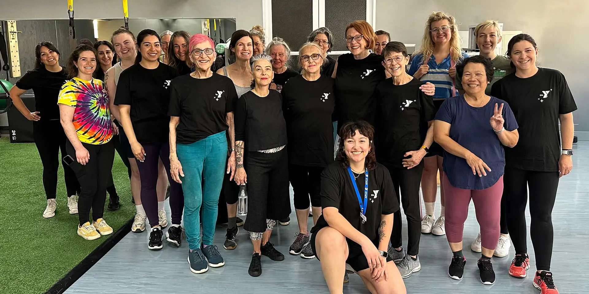 Women On Weights small group training clinic at Berkeley YMCA