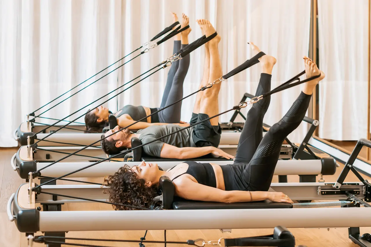 Pilates Reformer group exercise class