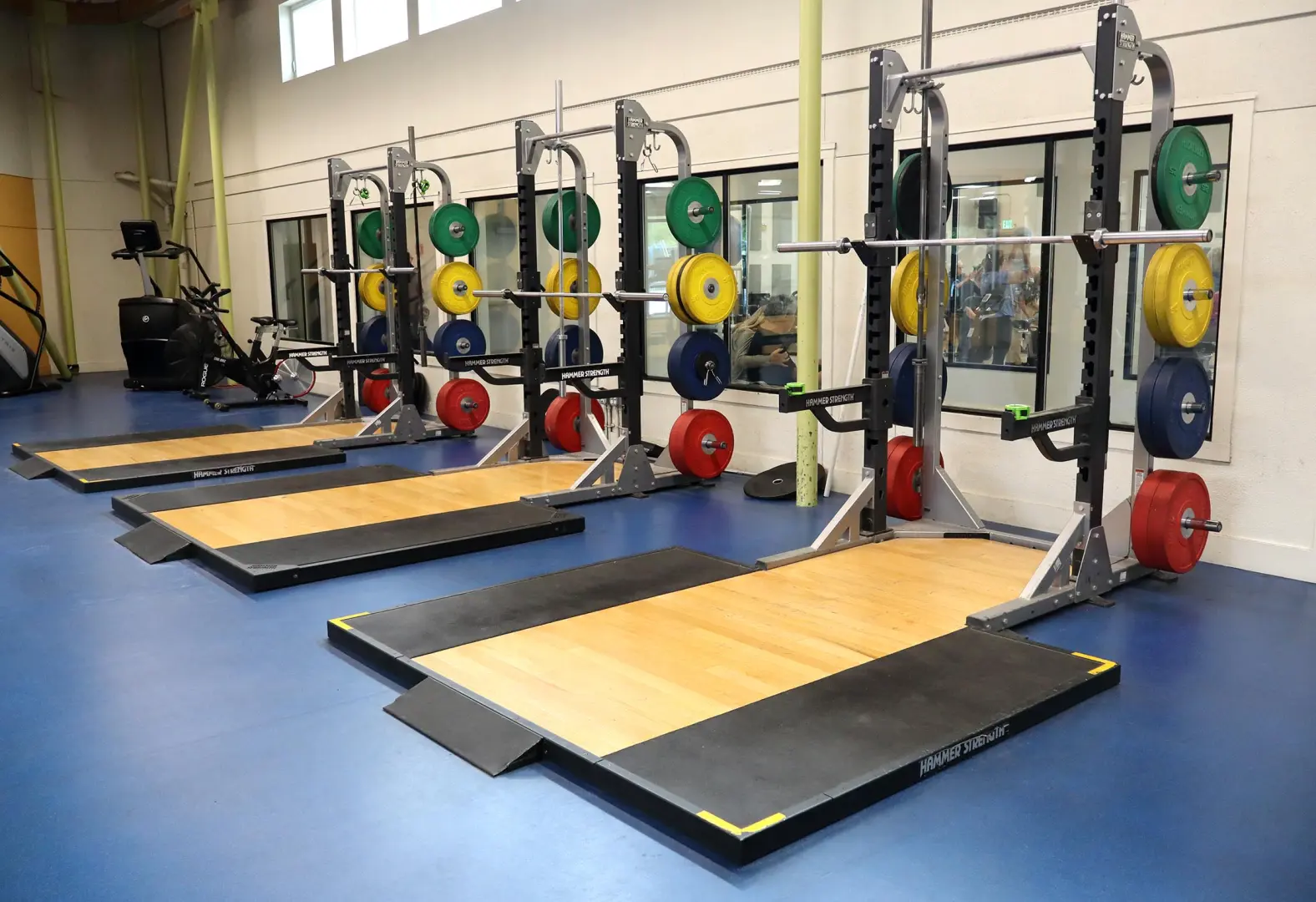 Pleasant Hill indoor Olympic lifting platform