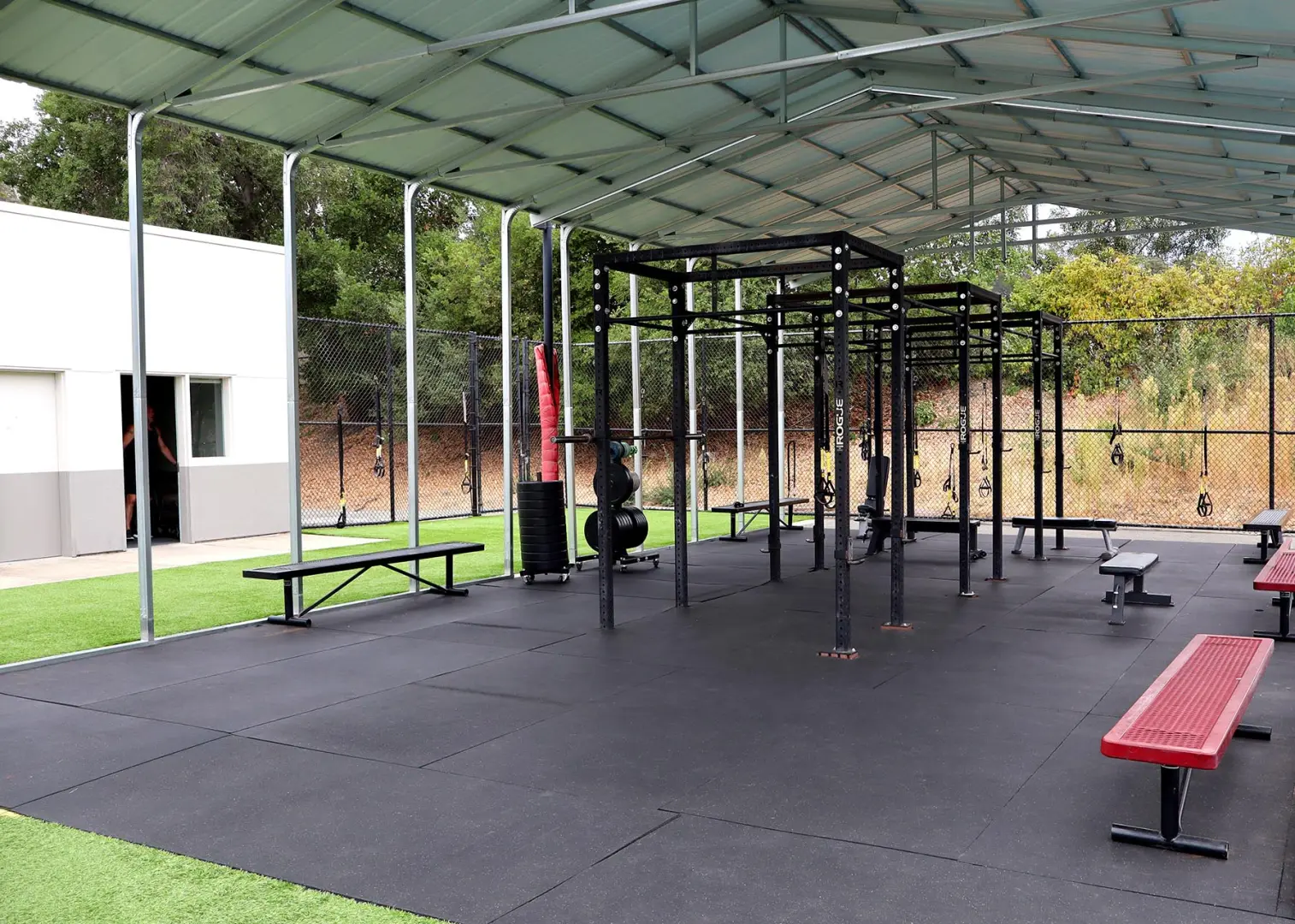Pleasant Hill outdoor strength training area