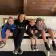 mother with three children sitting on top bunk bed at Camp Loma Mar