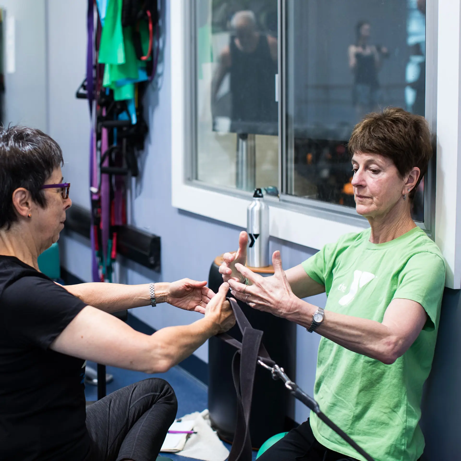 One on one personal training at the Albany YMCA