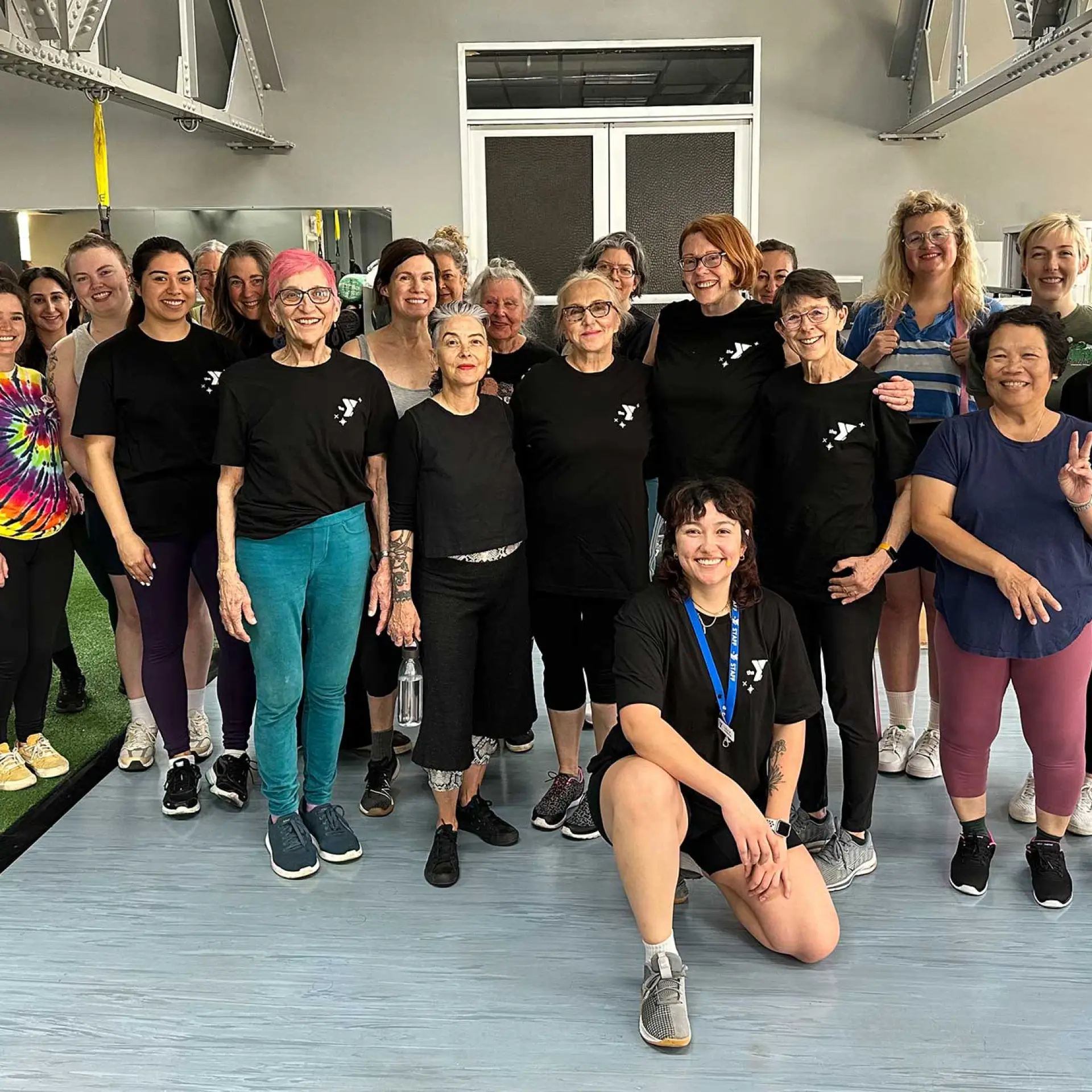 Women On Weights small group training clinic at Berkeley YMCA